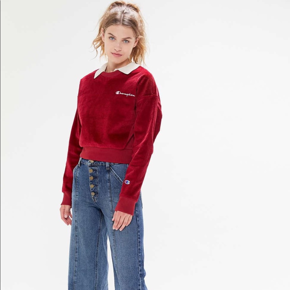 Champion UO Exclusive Corduroy Sweatshirt